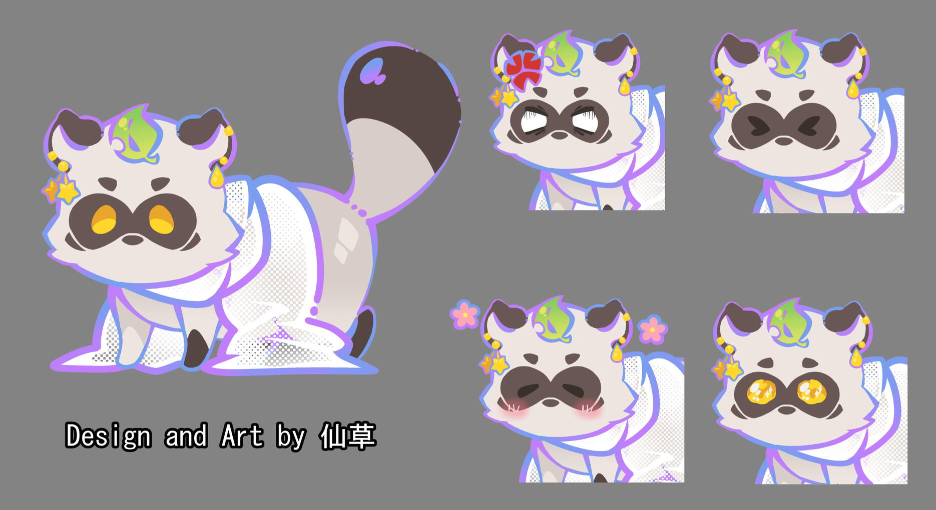 Tanuki (&quot;creecher mode&quot;) reference sheet