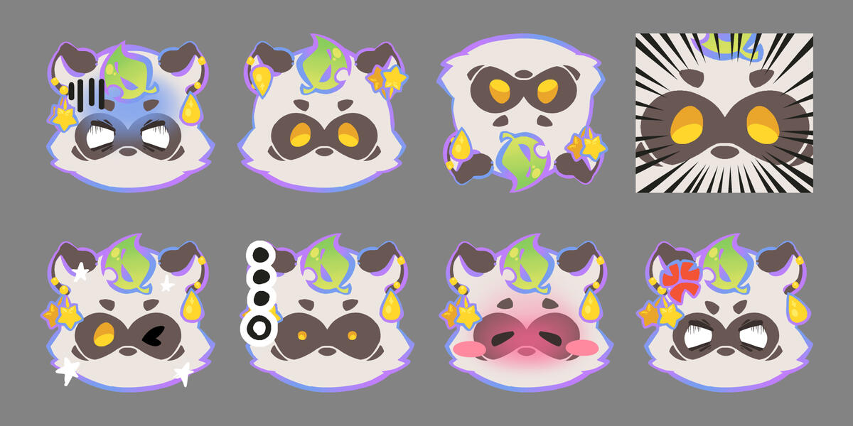 Tanuki (&quot;creecher mode&quot;) emotes